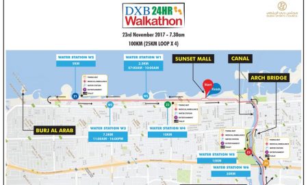 Dubai Sports Council Announces Route For 2017 DXB 24HR Walkathon